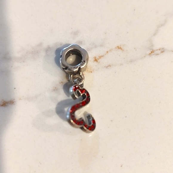 Kay Jewelers Silver and Red open heart charm Jane Seymour - Picture 4 of 6